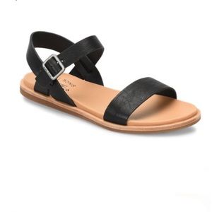 Korkease Womens Yucca Black Sandals 8